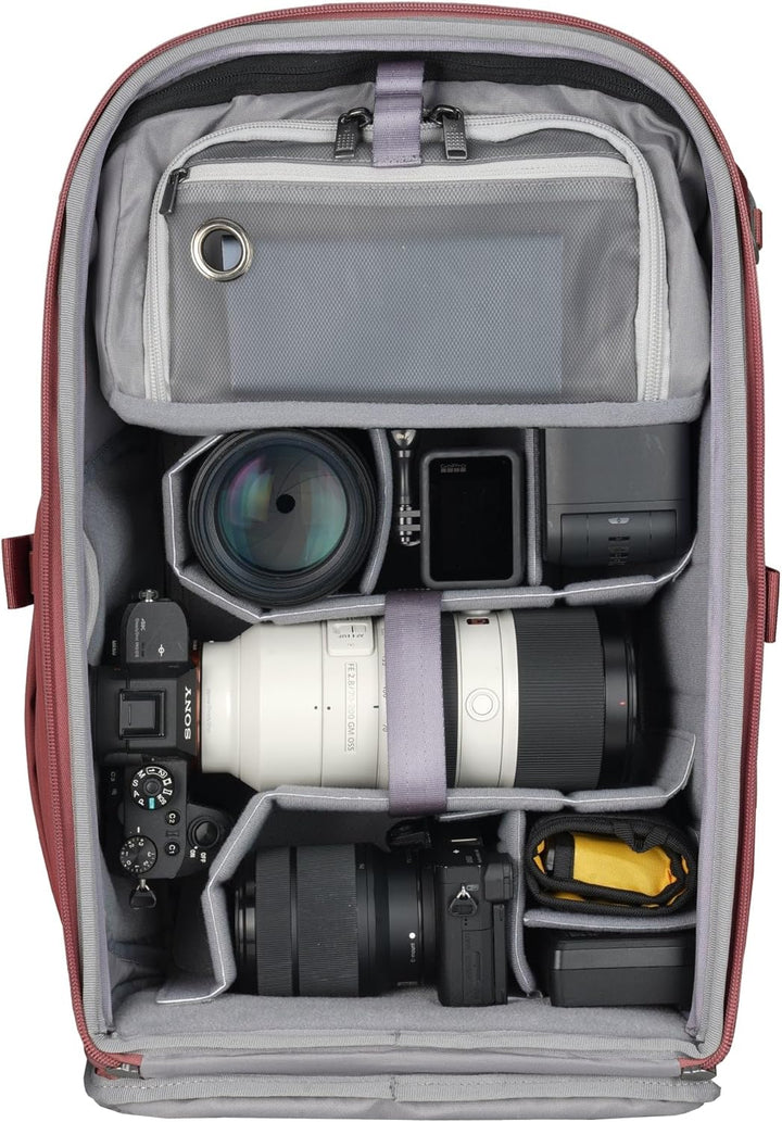 Vanguard Veo Metro B25L MG Fotorucksack für Kamera Objektive Laptop Tablet Magenta