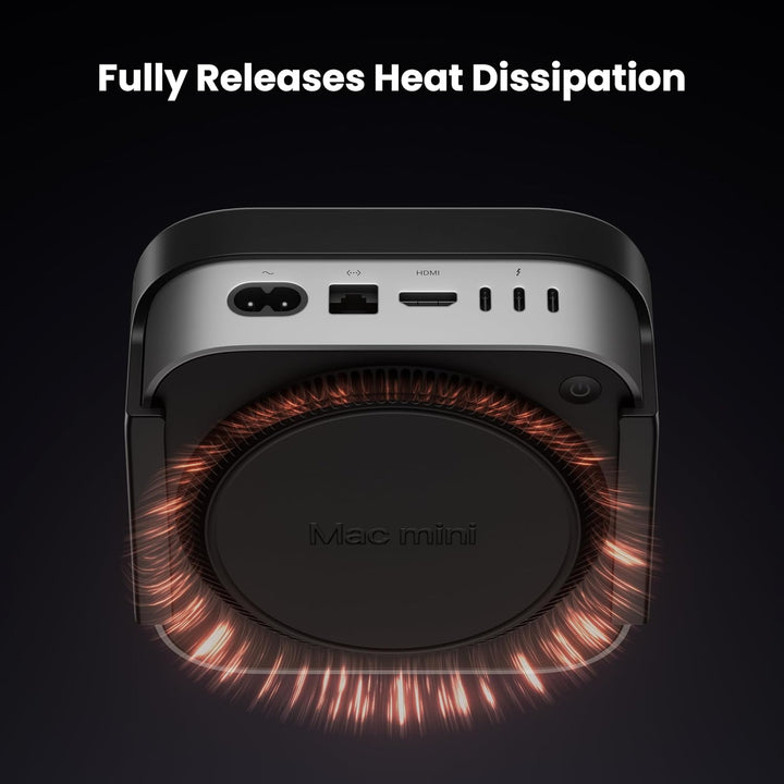 Fasgear ABS Plastik VESA Halterung für Mac-mini M4 /Pro 2024,Halterung Unter Schreibtisch ohne Bohre