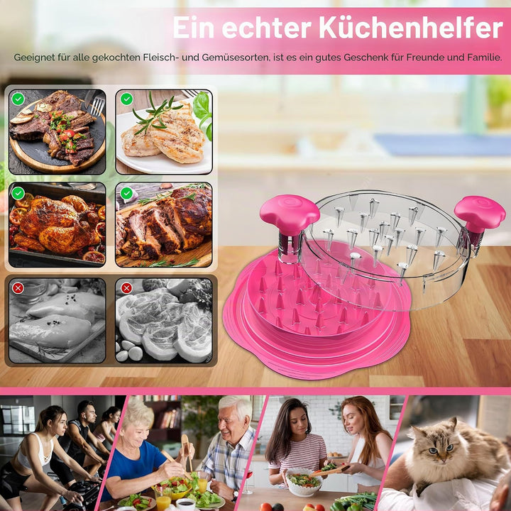 Hähnchen Zerkleinerer, 25 cm grosser pulled chicken shredder, Professionelles Fleischzerkleinerer mi