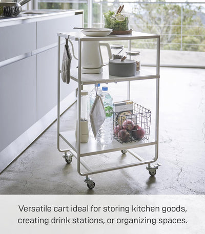 3-tiered kitchen wagon - Tower - White