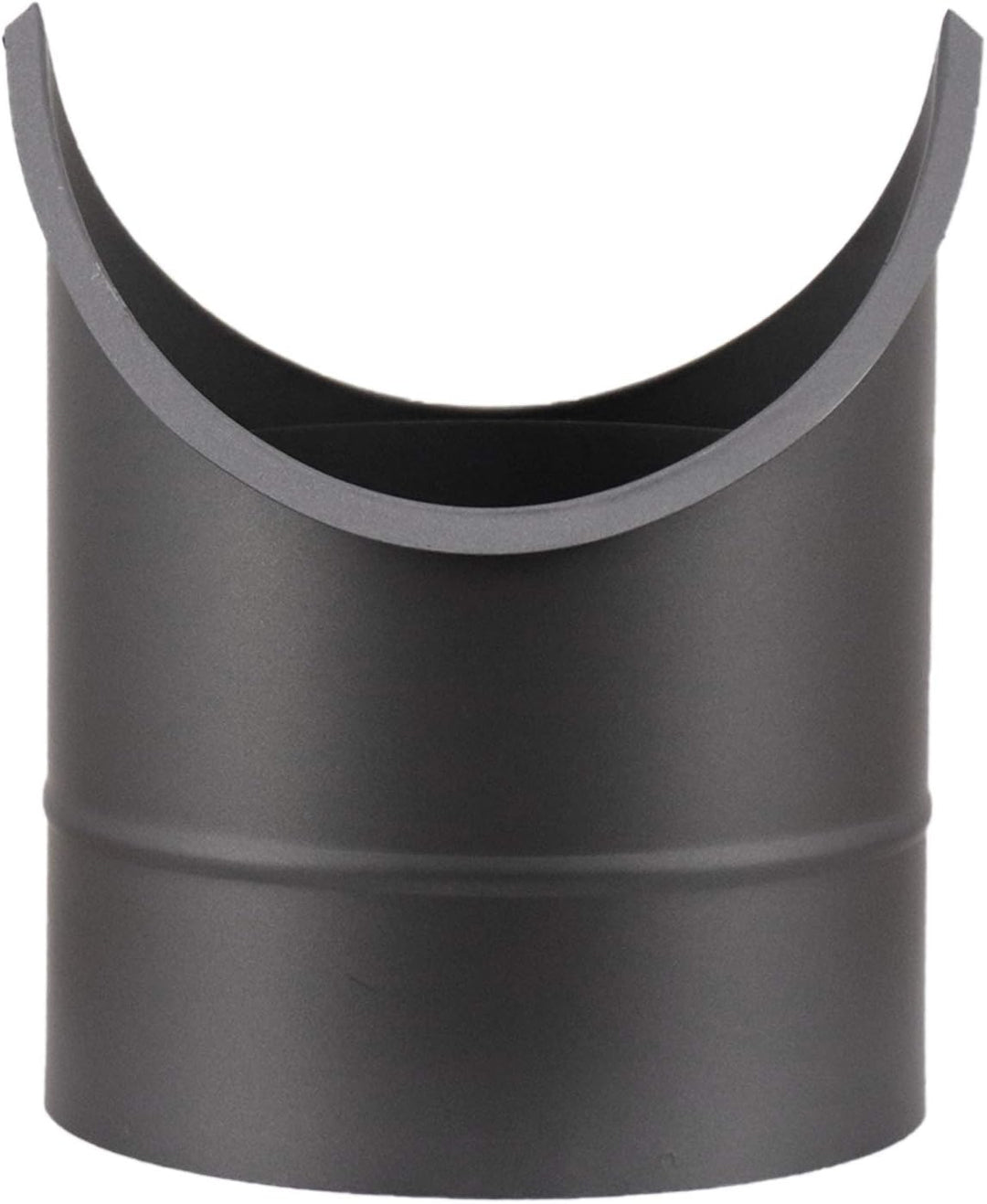 LANZZAS Ofenrohr Wandfutter/Mauermuffe für Aussenecke, im Durchmesser Ø 150 mm, Farbe: gussgrau - we