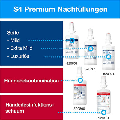 Tork Seifenspender Wandmontage für Schaumseife und Schaum-Händedesinfektion, Elevation - 561508 - Sp