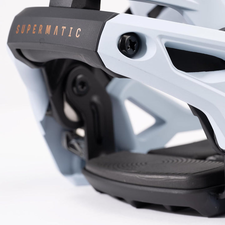Nidecker Supermatic Snowboard – Universelle, doppelt einsteckbare automatische Bindung – Komfortabel