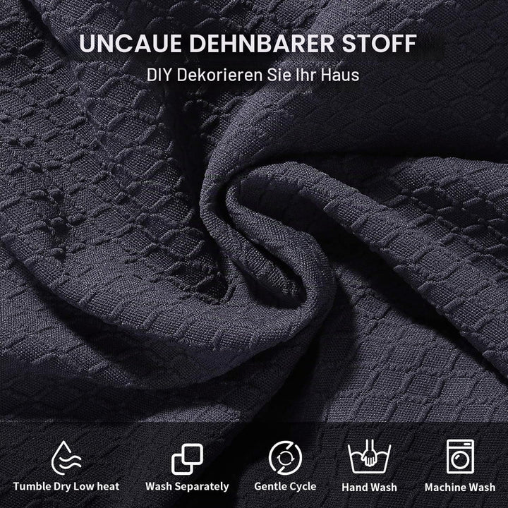 Homaxy Stretch Spandex Jacquard Esszimmerstuhl Sitzbezüge, herausnehmbarer waschbarer Anti-Staub Ess