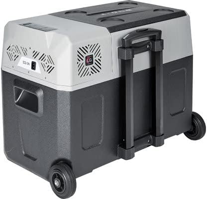 BERGER Kompressor Kühlbox B40-T 39 L │ 12V, 24V, 230V Stecker │ Elektrische Auto Kühlbox mit Rollen