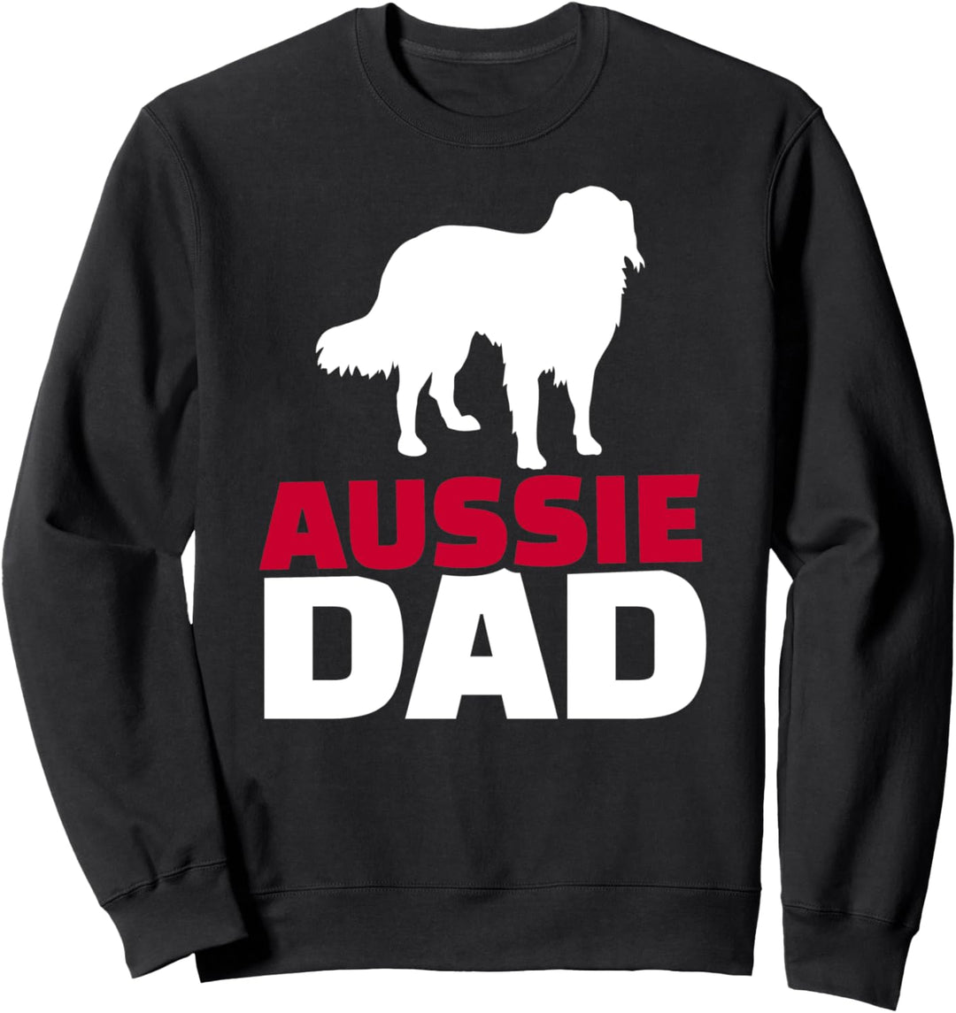 Aussie Australian Shepherd Papa Sweatshirt