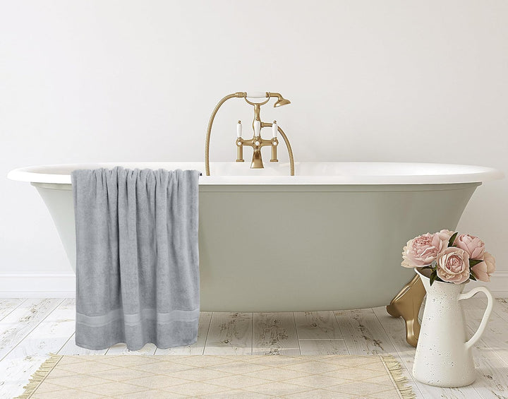 Utopia Towels - 2er Badetücher Gross aus Baumwolle mit Aufhänger, Saunatücher,Badehandtücher Gross,