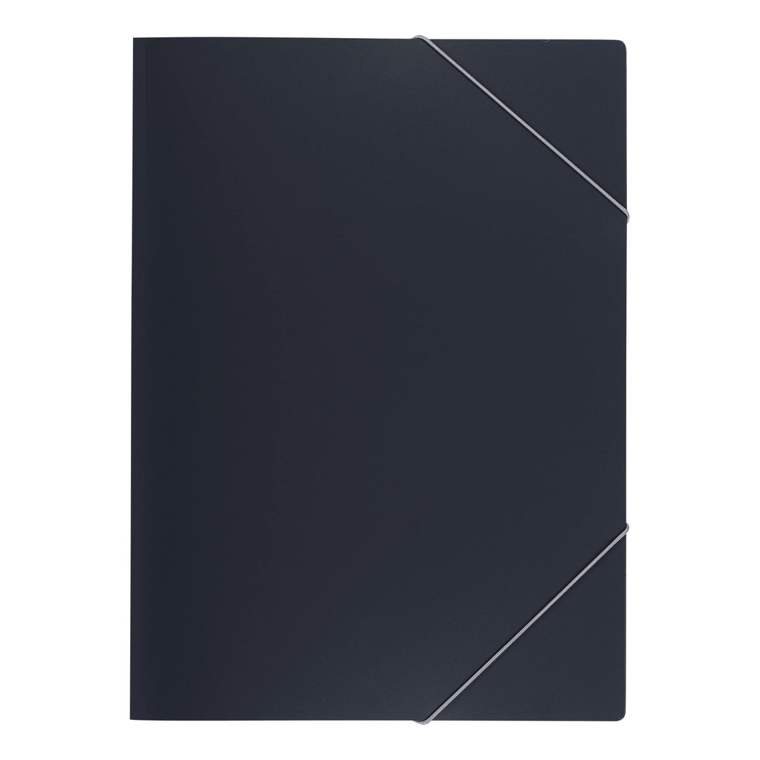 Oxford Eckspanner-Mappe, aus PP-Kunststoff, anthrazit, 10er Pack anthrazit Eckspanner Kunststoff, an