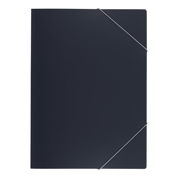 Oxford Eckspanner-Mappe, aus PP-Kunststoff, anthrazit, 10er Pack anthrazit Eckspanner Kunststoff, an
