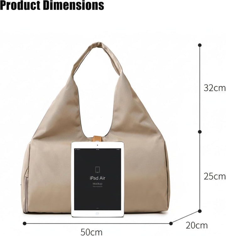 Yogatasche Sporttasche Damen Herren mit Schuhfach & Nassfach – Yoga Tasche Fitnesstasche Trainingsta