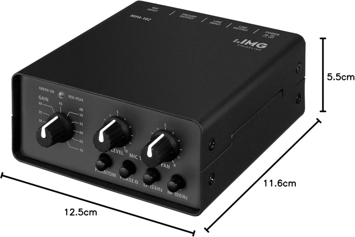 Stage Line MPA-102 Mikrofon-Vorverstärker
