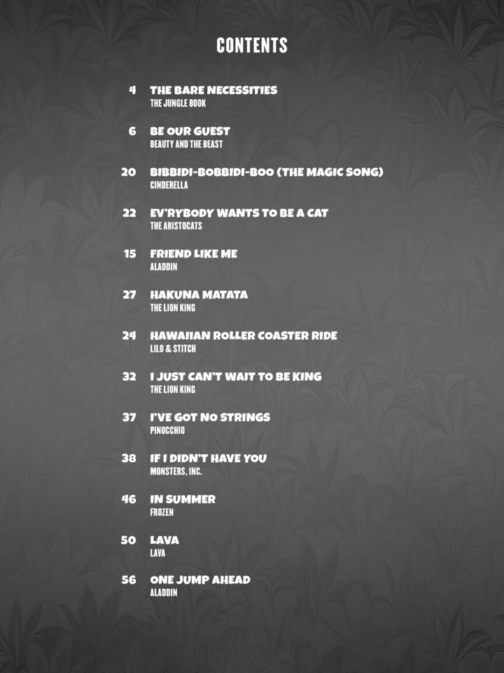 Disney Fun Songs for Ukulele, Taschenbuch