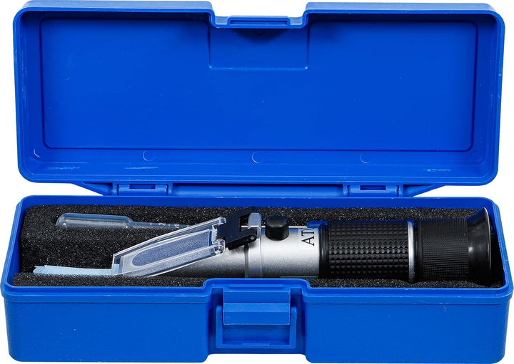 BGS 1824 | Refraktometer | 4-tlg. | Prüfer für Frostschutz, Kühlwasser, AdBlue, Refraktometer
