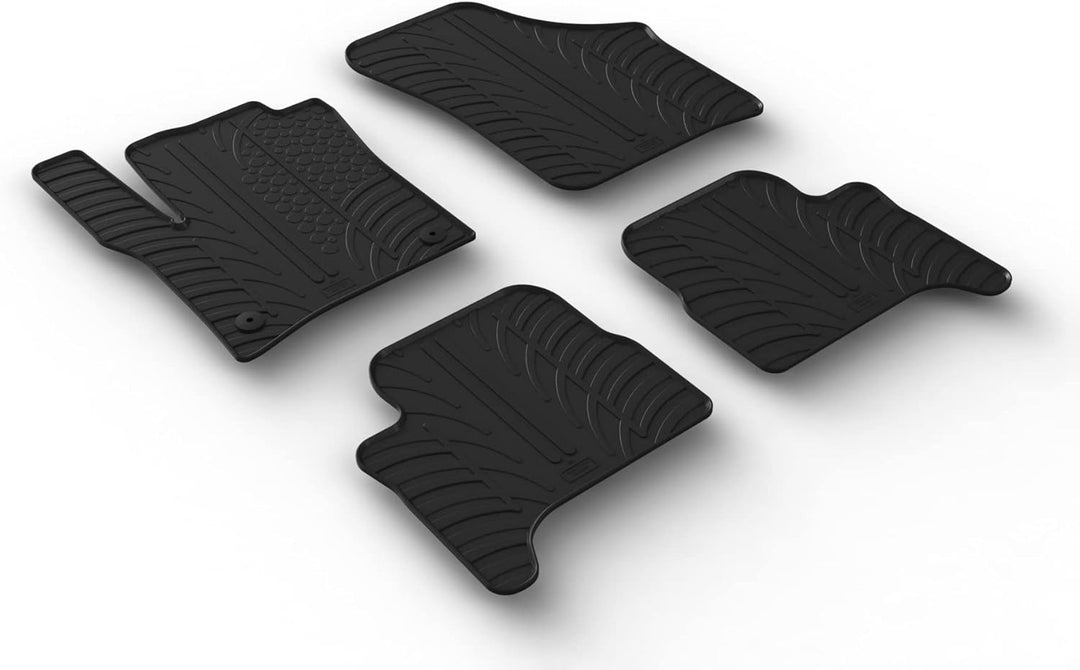 Gledring Satz Gummimatten kompatibel mit Volkswagen e-Up/Skoda e-Citigo/Seat e-MII 2019- (T Profil 4