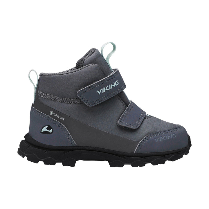 Viking Unisex Kinder Ask Mid F GTX Walking Shoe 29 EU Grey Light Green, 29 EU Grey Light Green