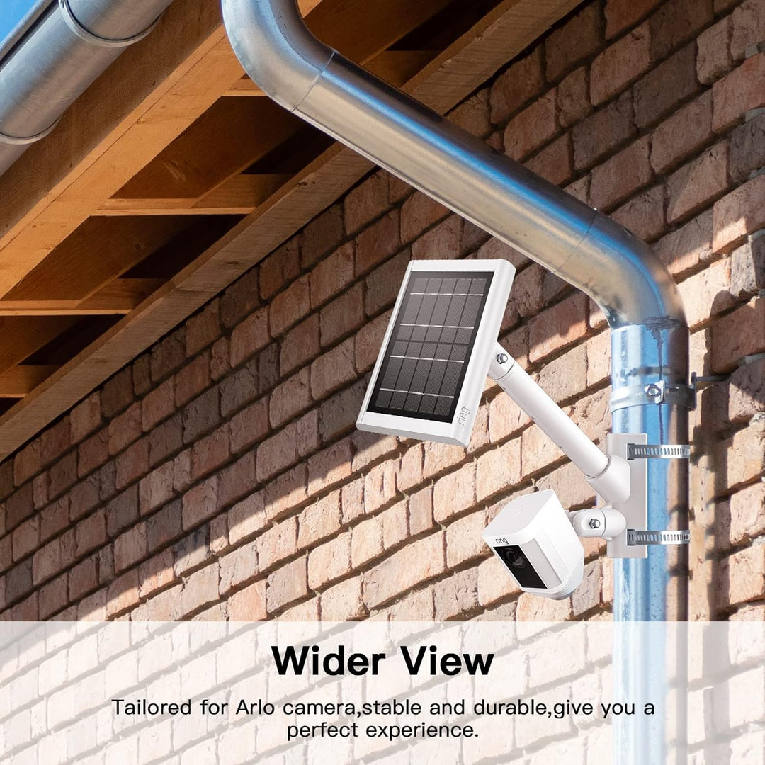 HOLACA 2-in-1-Mastenhalterung für Ring-Solarpanel, Spotlight Cam Akku und Stick Up Cam/Pro Akku Zube
