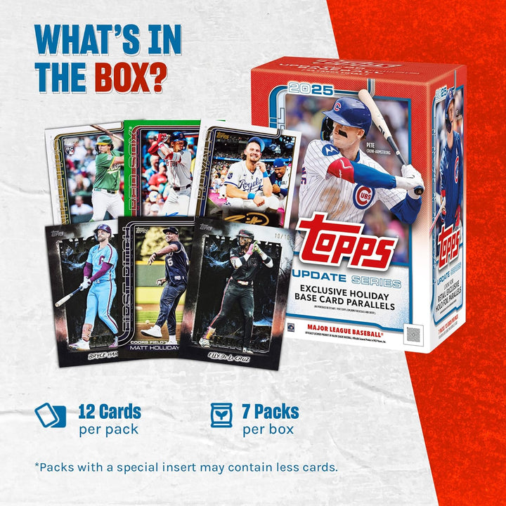 2025 Topps Baseball Update Serie – werksseitig versiegelt – Vorteilsbox