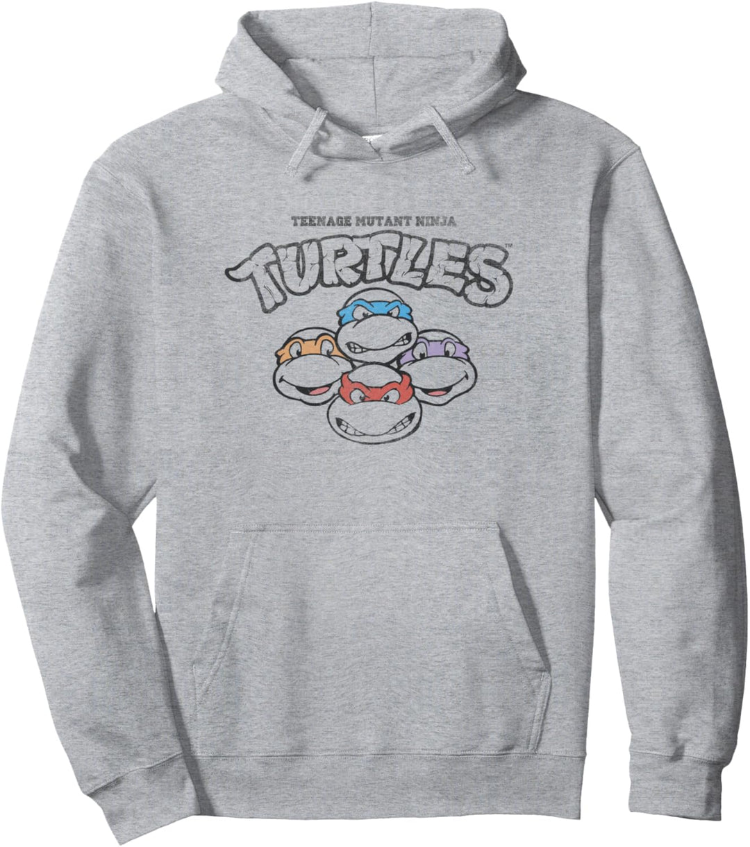 Teenage Mutant Ninja Turtles Faces Logo Pullover Hoodie