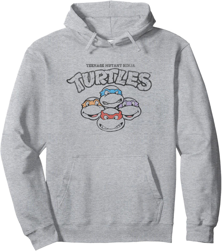 Teenage Mutant Ninja Turtles Faces Logo Pullover Hoodie