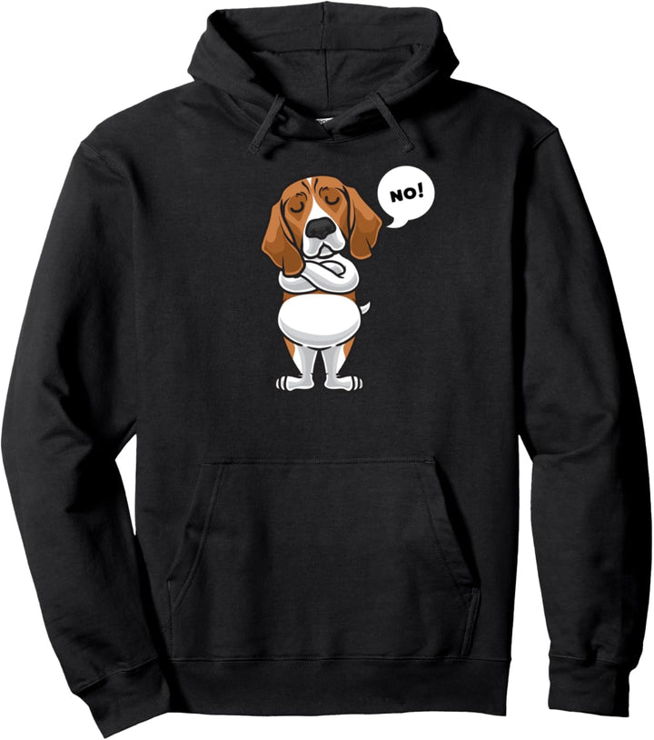 Sturer Beagle Hund lustig Hundebesitzer Pullover Hoodie