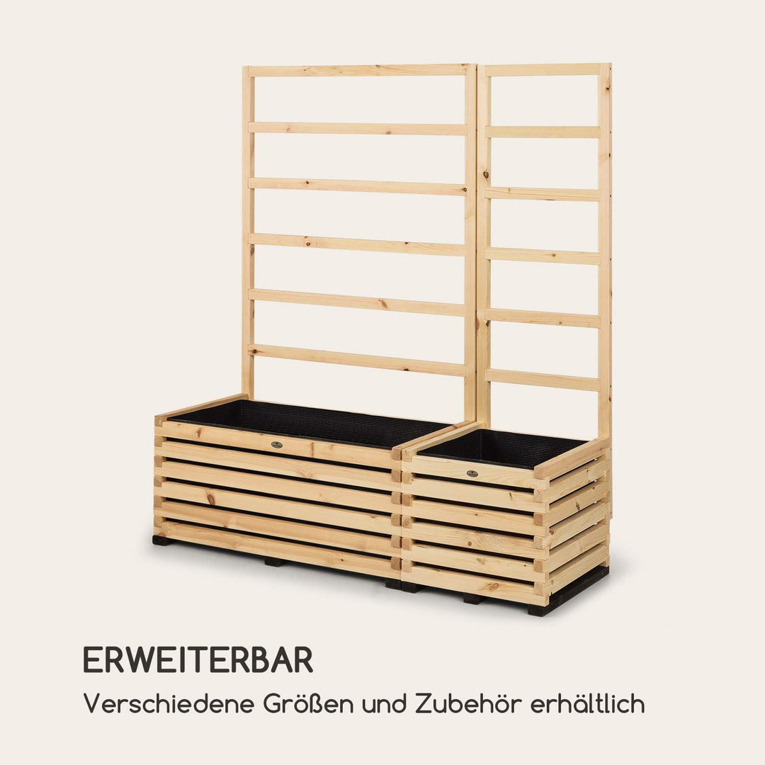blumfeldt Modu Grow - Hochbeet, Pflanzschale, Blumenkasten, Blumenkübel, solides und haltbares Kiefe