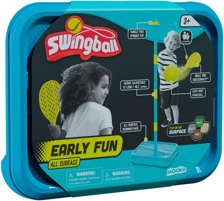 Swingball 7295 Early Fun Oberflächen, Einzelbett, Blau/Gelb, 36 x 46 x 10 Centimeters
