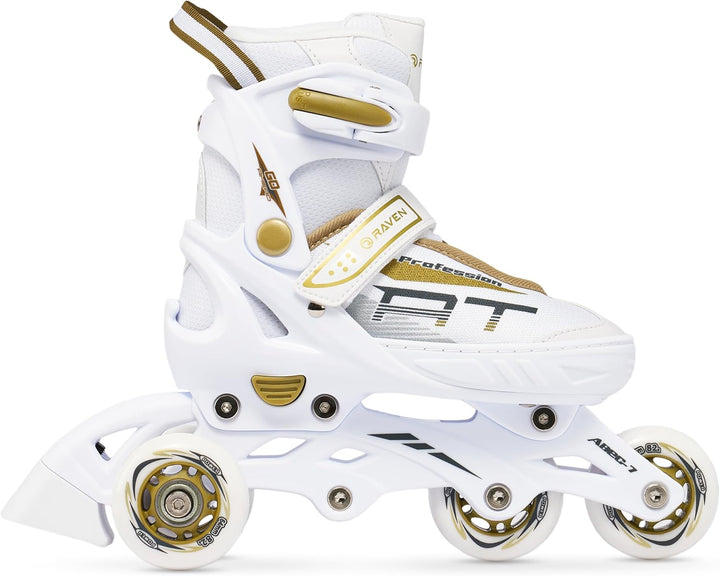 RAVEN Profession 3in1 Inlineskates Triskates Rollschuhe Inliner für Kinder und Erwachsene verstellba