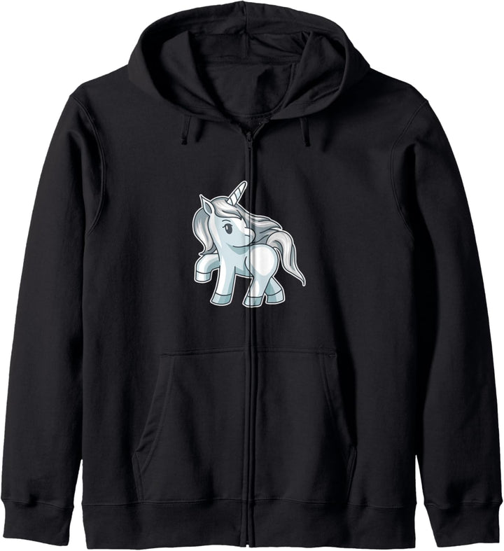 Lustiges Einhorn Unicorn Geschichten Fabelwesen Einhörner Kapuzenjacke