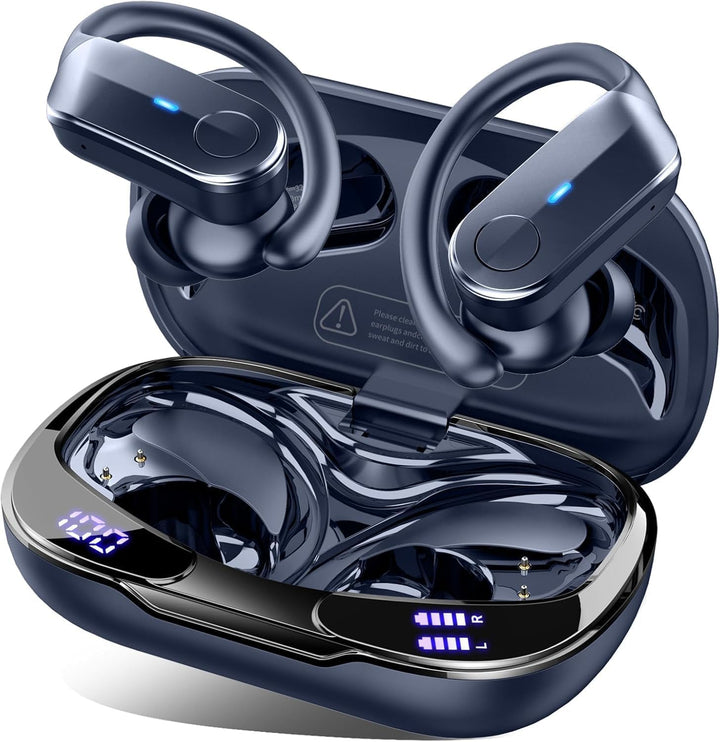 Kopfhörer Kabellos Bluetooth 5.4, 70H In Ear Bluetooth Sportkopfhörer IP8 | 4 ENC-Mics für Klare Anr