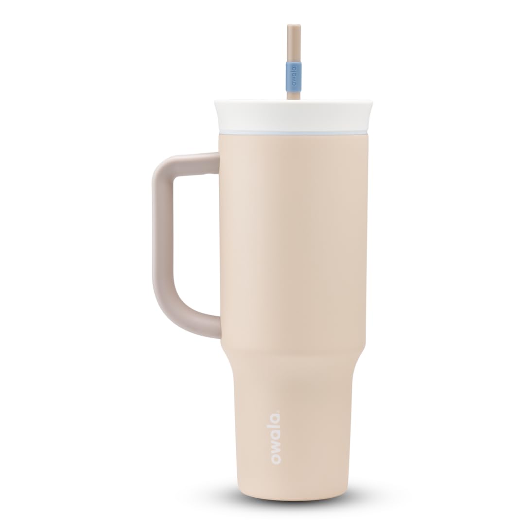 Owala Dune Drifter Trinkglas, 1,2 l, 1 Stück Beige 40oz, Beige 40oz