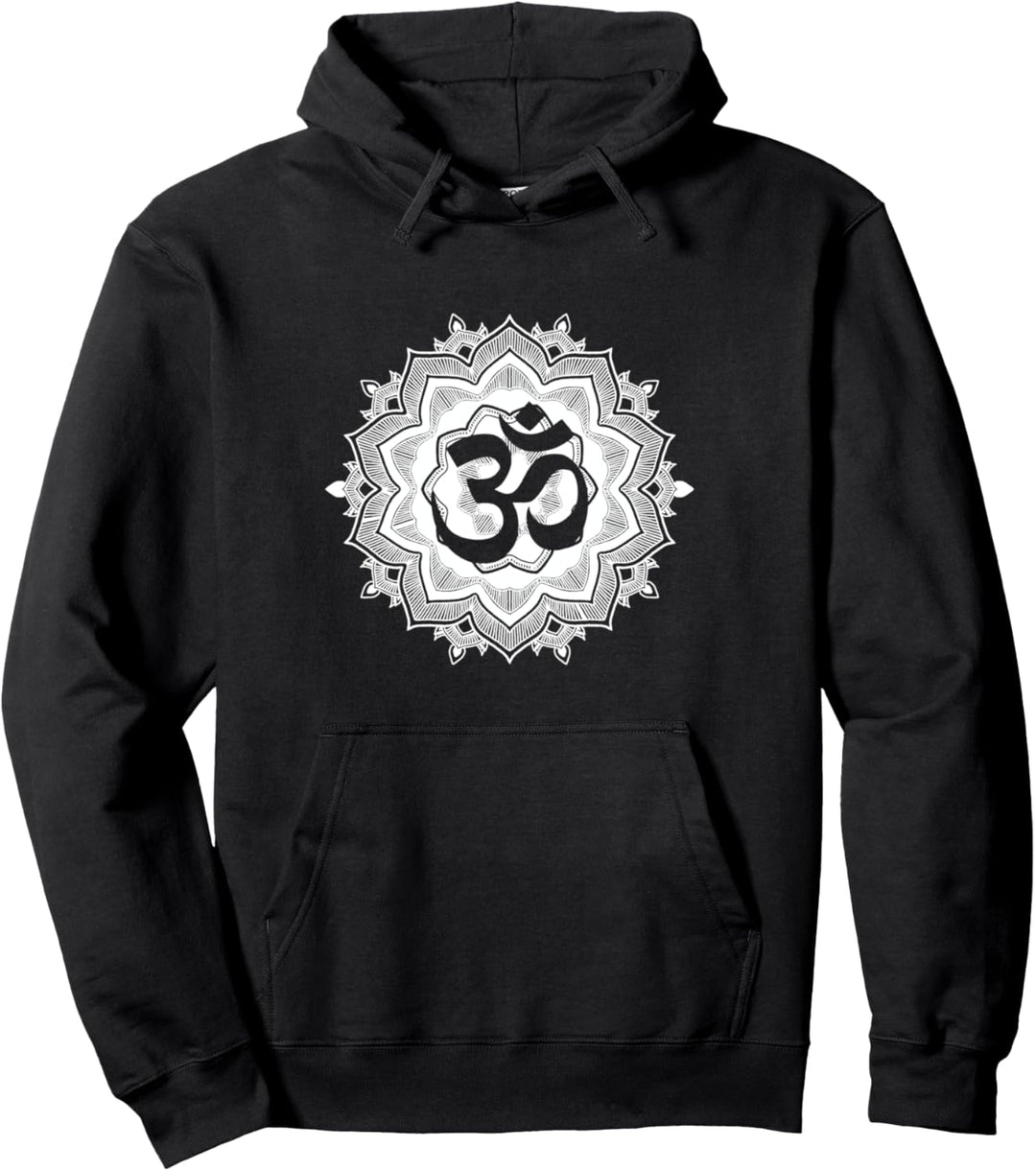 Spiritualität Chakra Symbol Fitness Meditation Pullover Hoodie