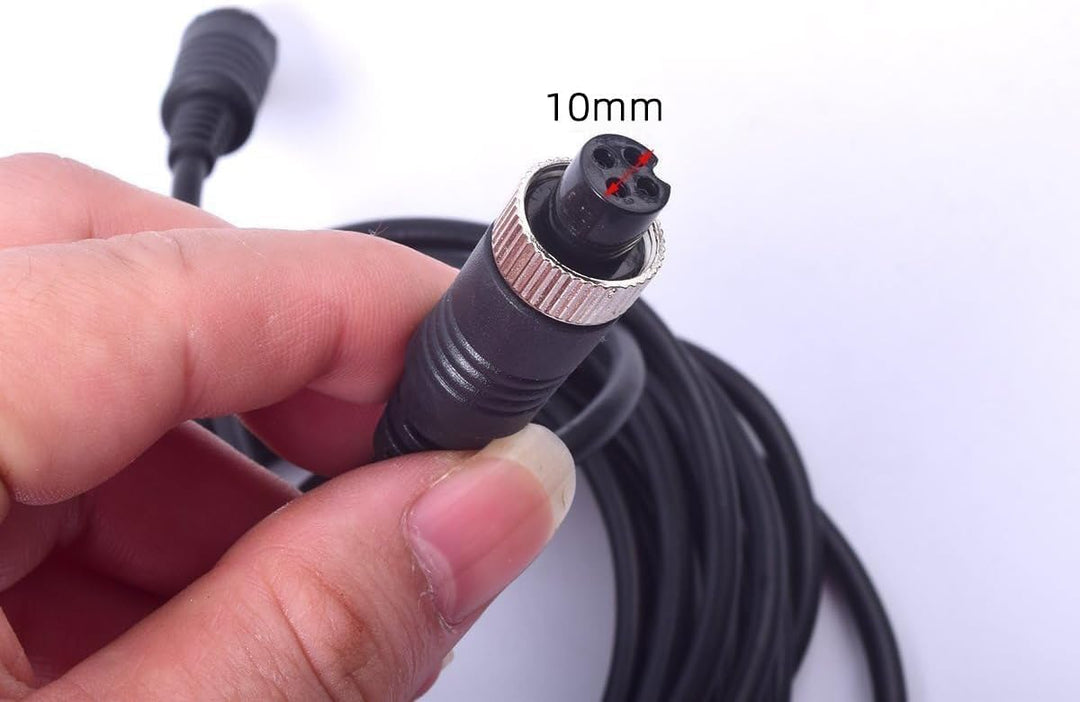 CAMECHO 50FT/20M 4-Pin Aviation Plug Rückfahrkamera Kabel für Rückfahrkamera Auto Kamera Monitor, 20