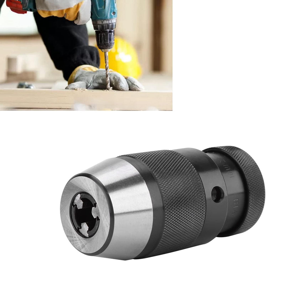 Artillery Schnellspannbohrfutter B16, 1pc 0-13mm 1/2 "stahl Selbstspannendes Keyless B16 Bohrfutter