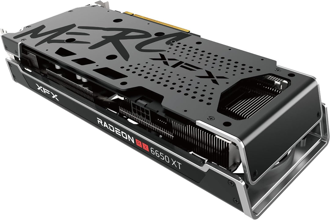 XFX Speedster MERC308 Radeon RX 6650XT Black Gaming Grafikkarte mit 8GB GDDR6 HDMI 3xDP, AMD RDNA™ 2