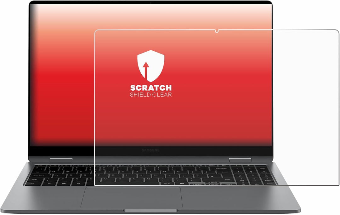 upscreen Schutzfolie für Samsung Galaxy Book5 360 15.6" – Made in Germany, Kristall-klar, Kratzschut
