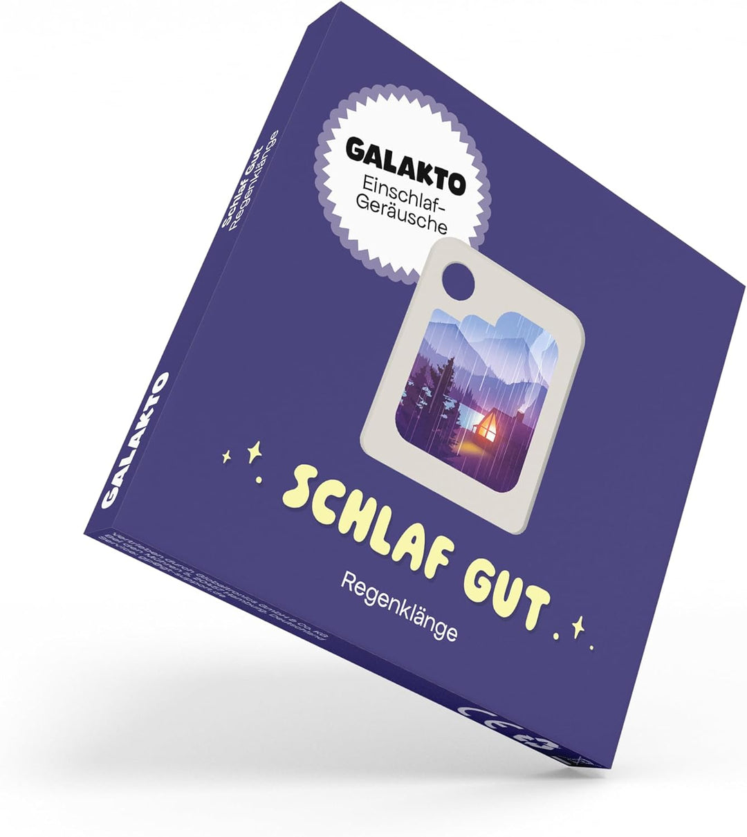 Galakto Audio-Token: Schlaf gut - Regenklänge, Klangwelten für Kinder ab 3 Jahren, Spielzeit ca. 360