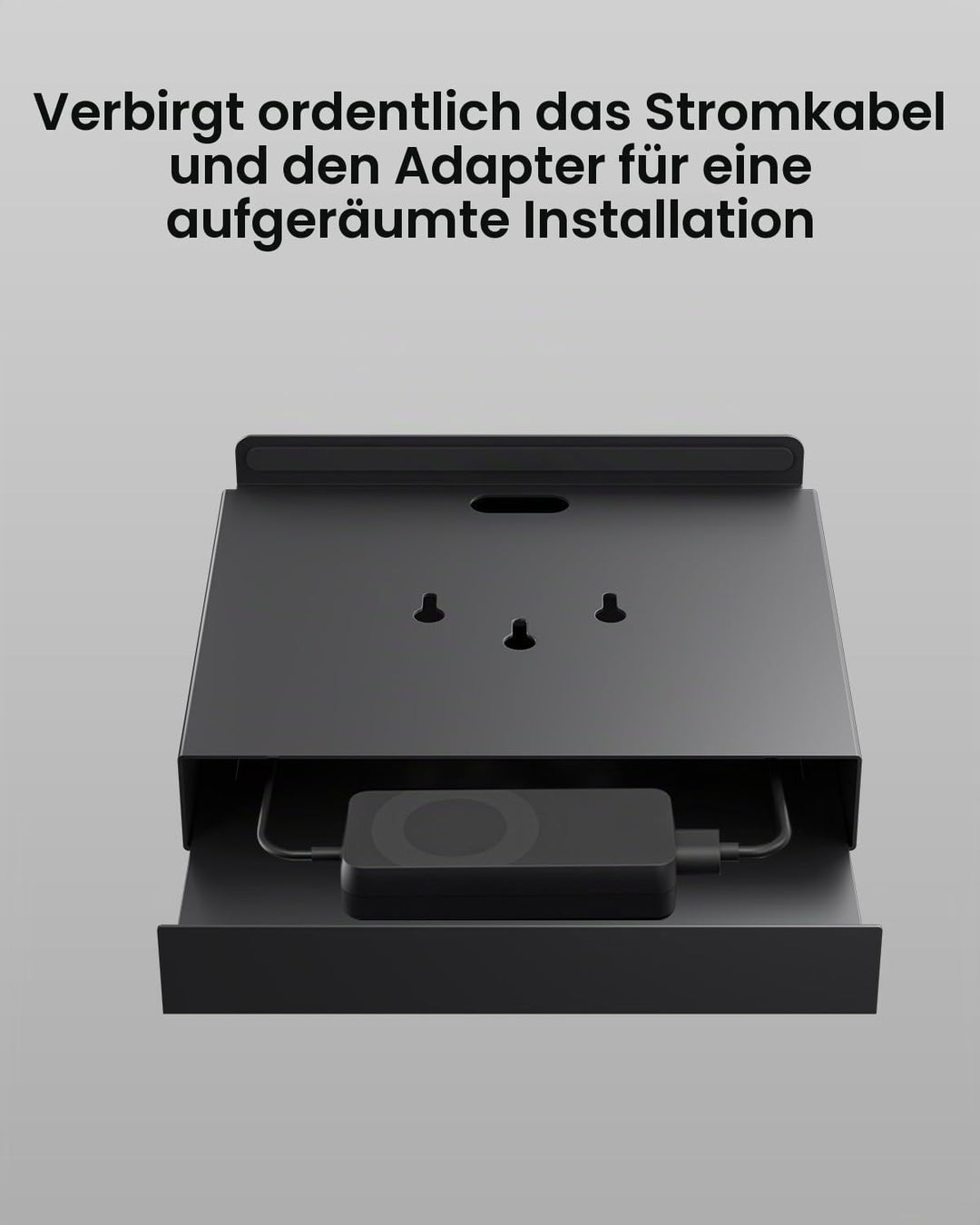JmGO Projektor Wandhalterung mit Kabelmanagement und Aufbewahrungsbox, 2-in-1 Wandhalter für N3 Ulti