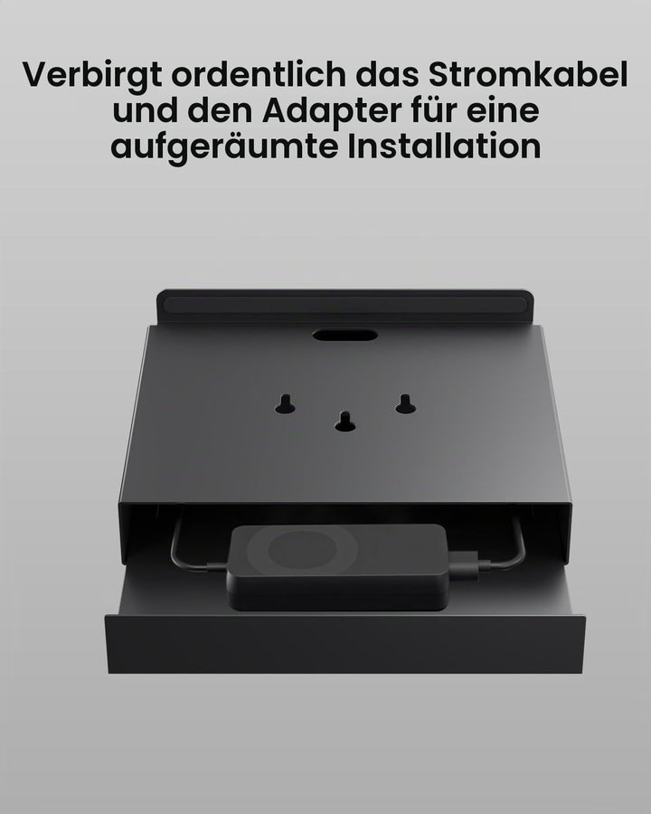 JmGO Projektor Wandhalterung mit Kabelmanagement und Aufbewahrungsbox, 2-in-1 Wandhalter für N3 Ulti