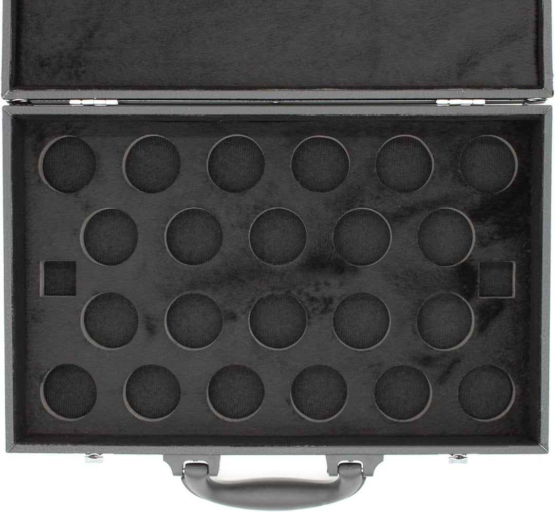 BILMAG Billard Zubehör Billardkugel Koffer Ballkoffer für 22 Kugeln, Snooker, 52,4mm