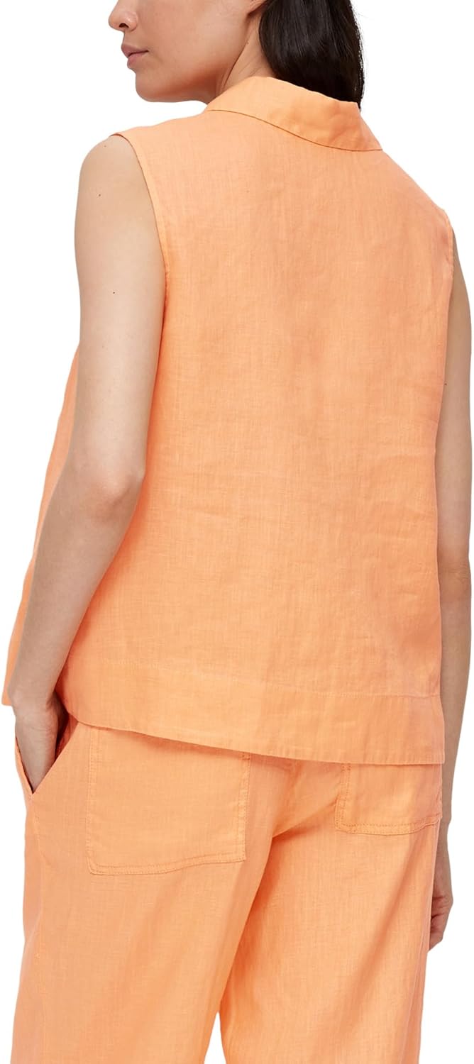 s.Oliver Damen Bluse ärmellos 38 Orange 2115, 38 Orange 2115