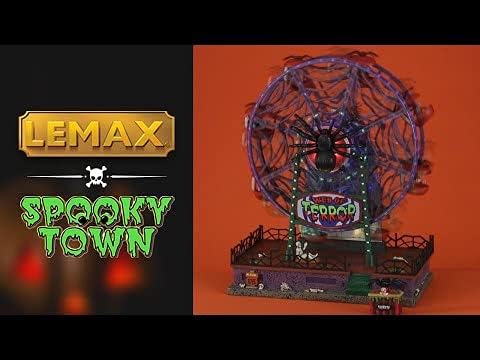 Lemax 14823-UK Spooky Town Sights & Sounds: Web of Terror Ferris Wheel