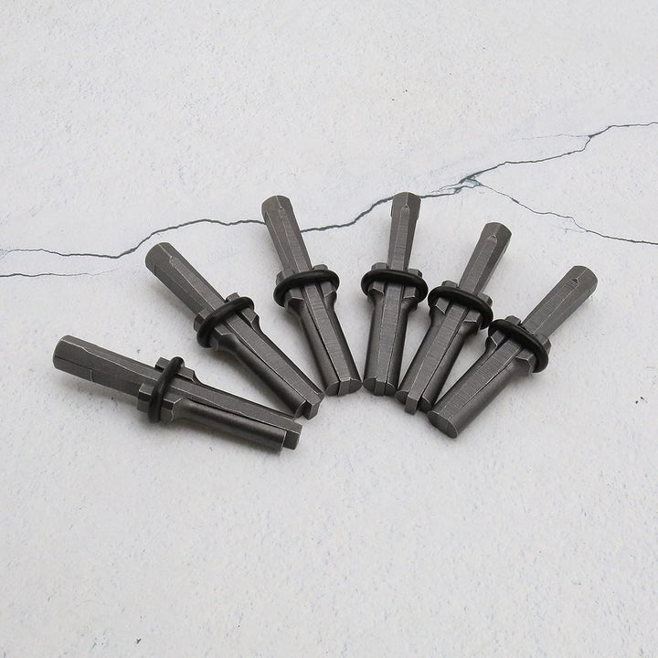 eMagTech 7pcs Set 16mm Plug Chop Feather Shims 5/8 Zoll Stone Splitter Beton Marmor Rock Stone Handw