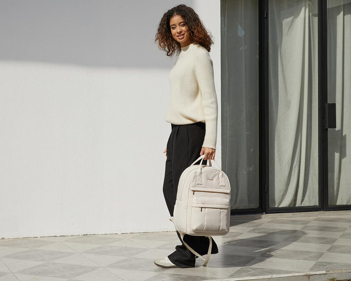 LOVEVOOK Wickelrucksack Baby Wickeltasche Rucksack mit Wickelauflage Lässig Diaper Bag mit Kinderwag
