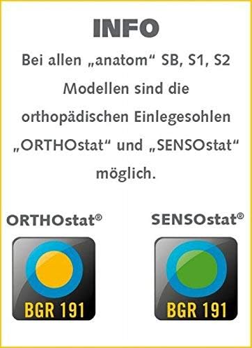 ABEBA 2256 ANATOM Niedriger Schuh, S3, SRC, Schwarz, Grösse 36 36 EU, 36 EU