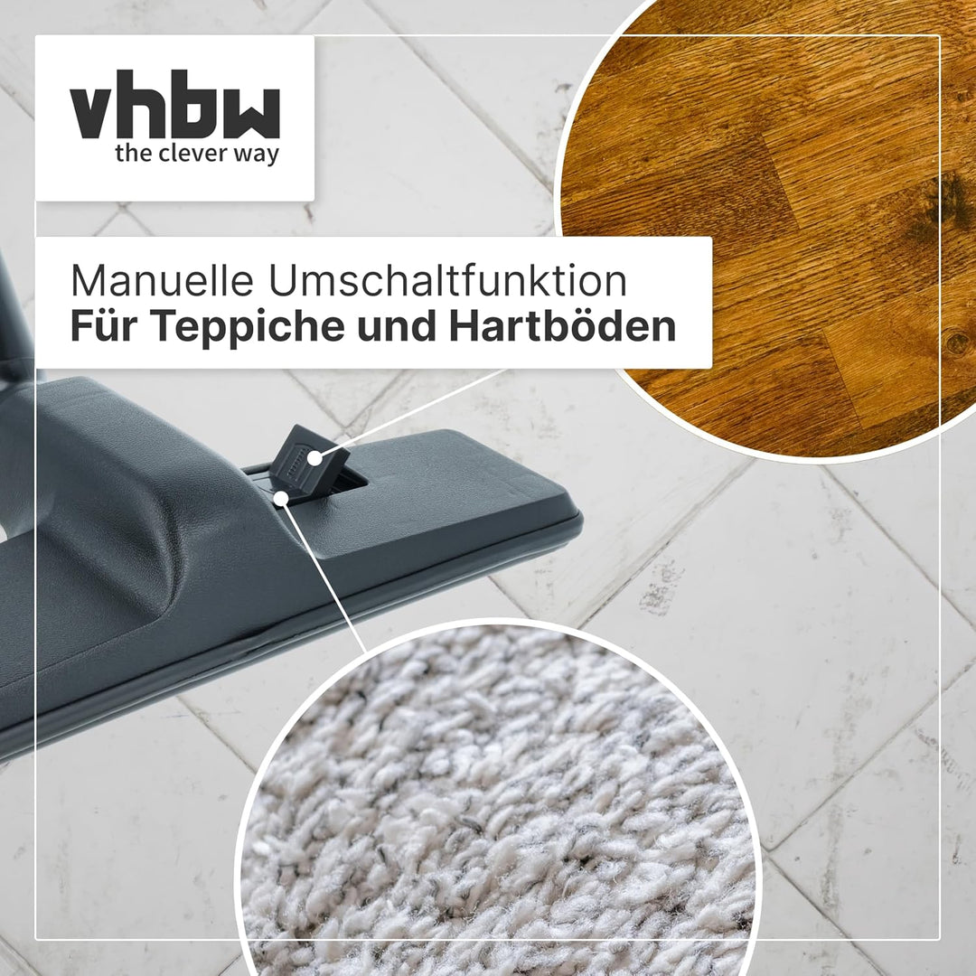 vhbw Bodendüse für Teppiche kompatibel mit Hitachi CV-300 P, CV-3300, CV-3200, CV-400P eco, CV-400 e