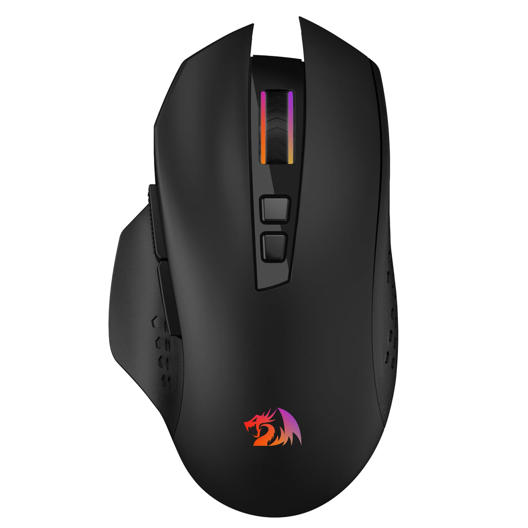 Redragon M656 MAX 3-Modi Gaming Maus, 10000 DPI wiederaufladbare Gaming Maus mit 5 DPI-Stufen, 7 Mak