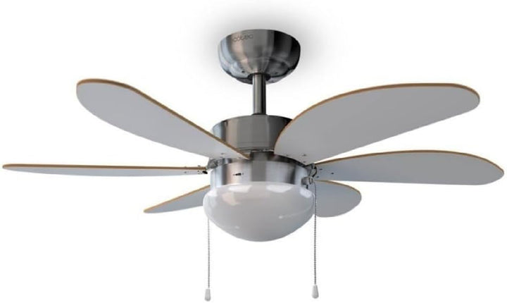 Cecotec Deckenventilator EnergySilence Aero 350. 50 W, geringer Verbrauch, 81 cm Durchmesser, Lampe,
