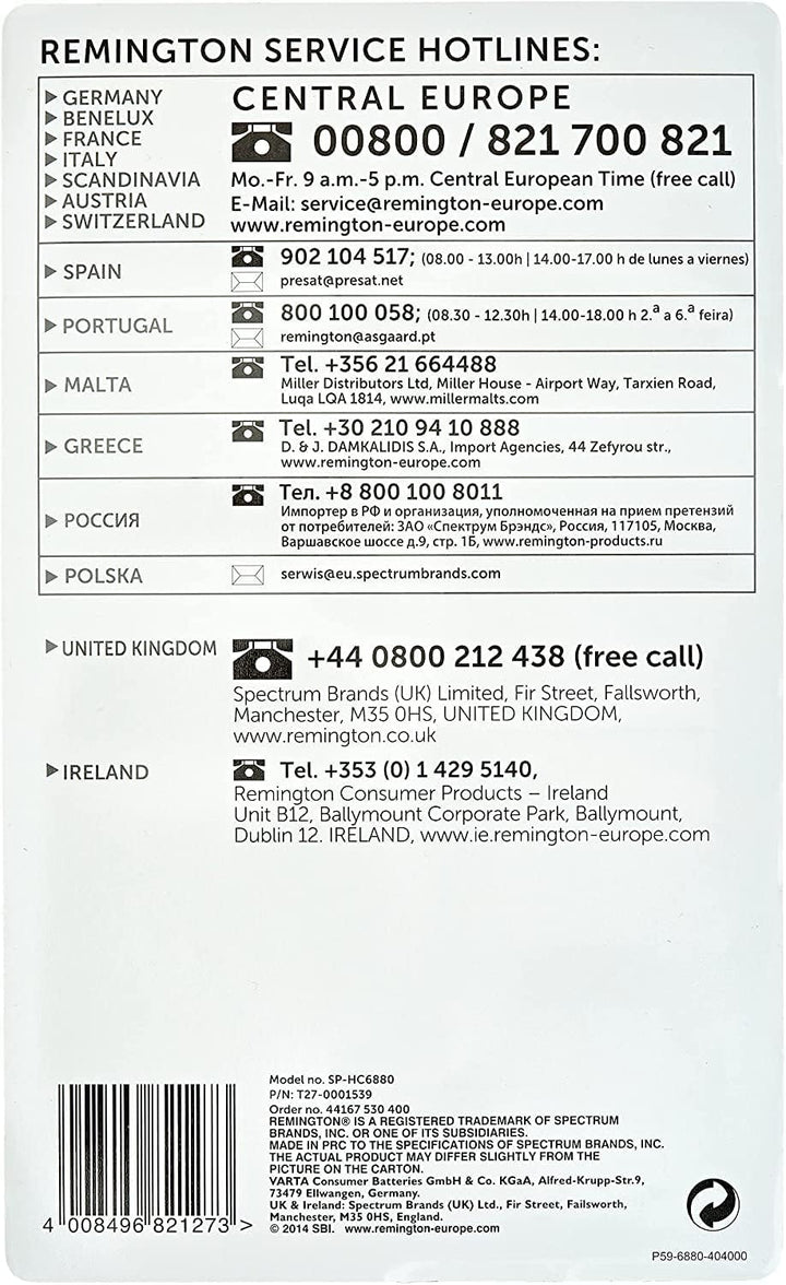 REMINGTON Zubehör SP-HC6880 für HC5880 (Aufsteckkämme) Ersatzteil Kammaufsätze, Ersatzteil Kammaufs&