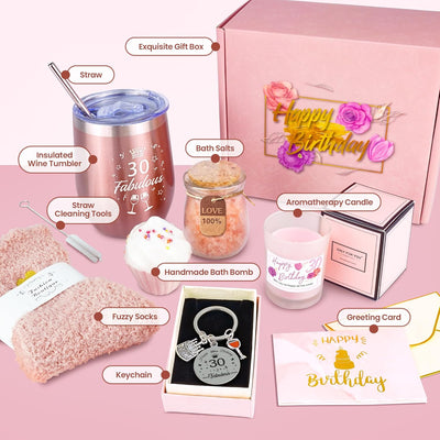 Epessa 30 Geburtstag Frauen, Geschenke für Frauen, Beste Freundin Geschenke Geburtstag, Geschenk 30.