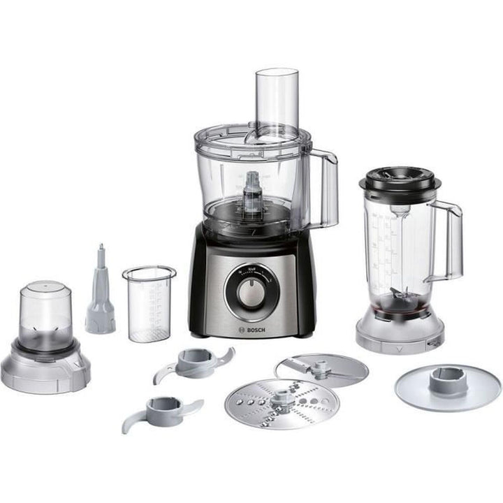 Bosch MultiTalent 3 MCM3501M — Vielseitige Küchenmaschine mit 50+ Funktionen — 800 W — 2,3 l Fassung